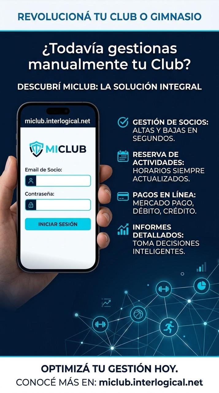 Entrenate - Gestión de Clubes
